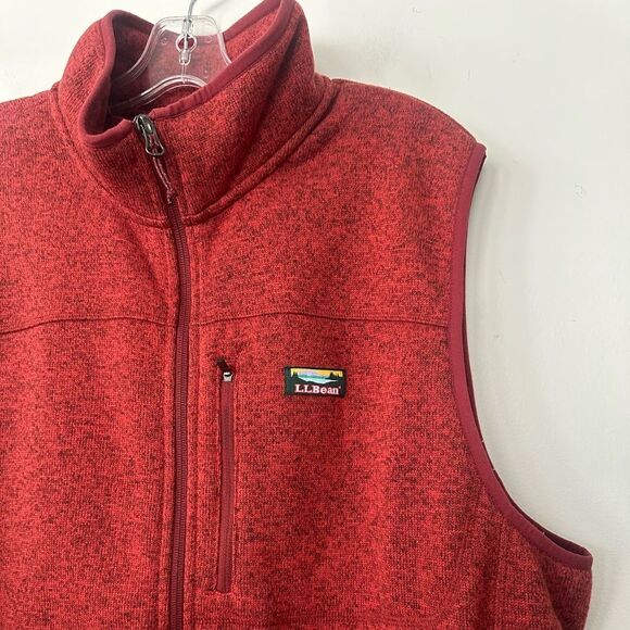 L.L. Bean Men's L.L.Bean Sweater Fleece Vest XL - Picture 2 of 4